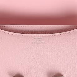 Hermès Hermes Constance 18 Rose Sakura Chevre Palladium Hardware -Online Bag Store H C 231101 1 KT 08