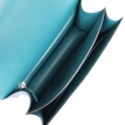 Hermès Pre-owned Hermes Constance 24 Vert Bosphore Epsom Lacquer Palladium Hardware -Online Bag Store H C 231110 1 RL 09