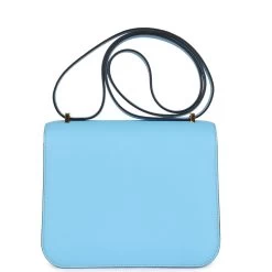 Hermès Hermes Constance 18 Celeste Epsom Gold Hardware -Online Bag Store H C 231114 1 TN 05