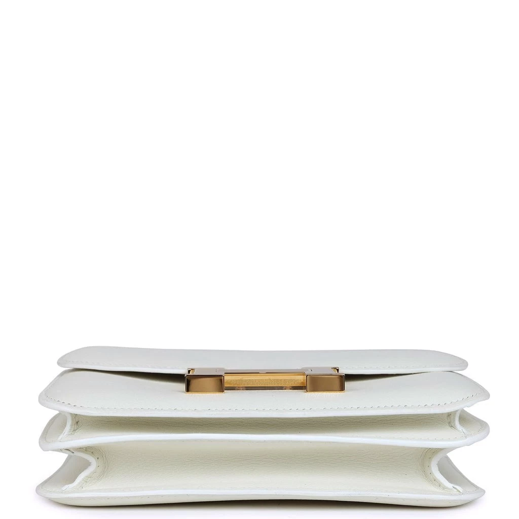Hermès Pre-owned Hermes Constance 18 White Evercolor Gold Hardware 8 Hermès Pre-owned Hermes Constance 18 White Evercolor Gold Hardware - Image 6