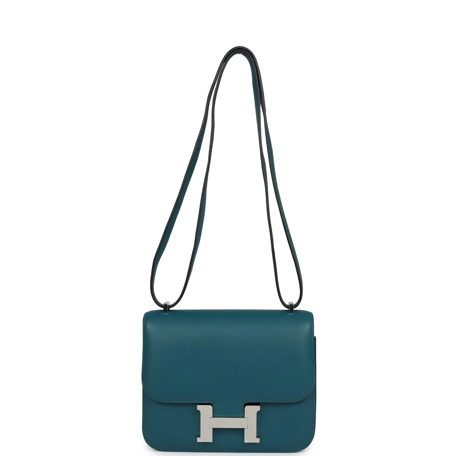 Hermès Hermes Constance 18 Vert Bosphore Evercolor Palladium Hardware 9 Hermès Hermes Constance 18 Vert Bosphore Evercolor Palladium Hardware - Image 7