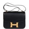 Hermès Vintage Hermes Constance 23 Black Evercalf Gold Hardware -Online Bag Store H C 240102 1 01