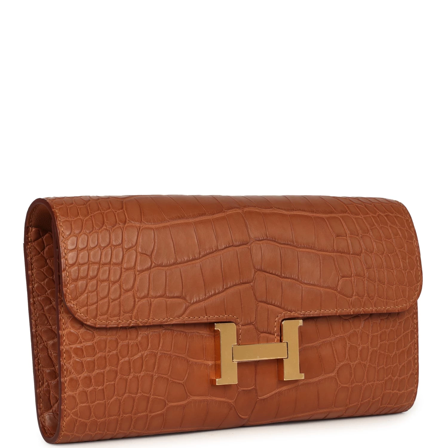Hermès Hermes Constance Wallet To Go Gold Matte Alligator Gold Hardware 4 Hermès Hermes Constance Wallet To Go Gold Matte Alligator Gold Hardware - Image 2