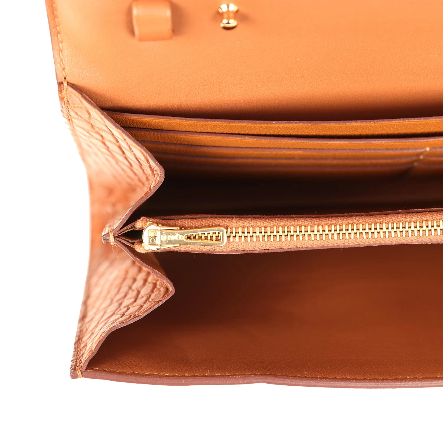 Hermès Hermes Constance Wallet To Go Gold Matte Alligator Gold Hardware 11 Hermès Hermes Constance Wallet To Go Gold Matte Alligator Gold Hardware - Image 9