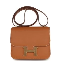 Hermès Hermes Constance 18 Gold Epsom Gold Hardware