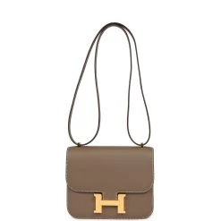 Hermès Hermes Constance 18 Etoupe Epsom Gold Hardware -Online Bag Store H C 240129 1 07