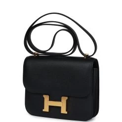 Hermès Hermes Constance 18 Black Epsom Gold Hardware -Online Bag Store H C 240209 1 KN 03