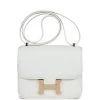Hermès Hermes Constance 18 New White Swift Permabrass Hardware 2 Hermès Hermes Constance 18 New White Swift Permabrass Hardware -Online Bag Store H C 240220 1 SS 01