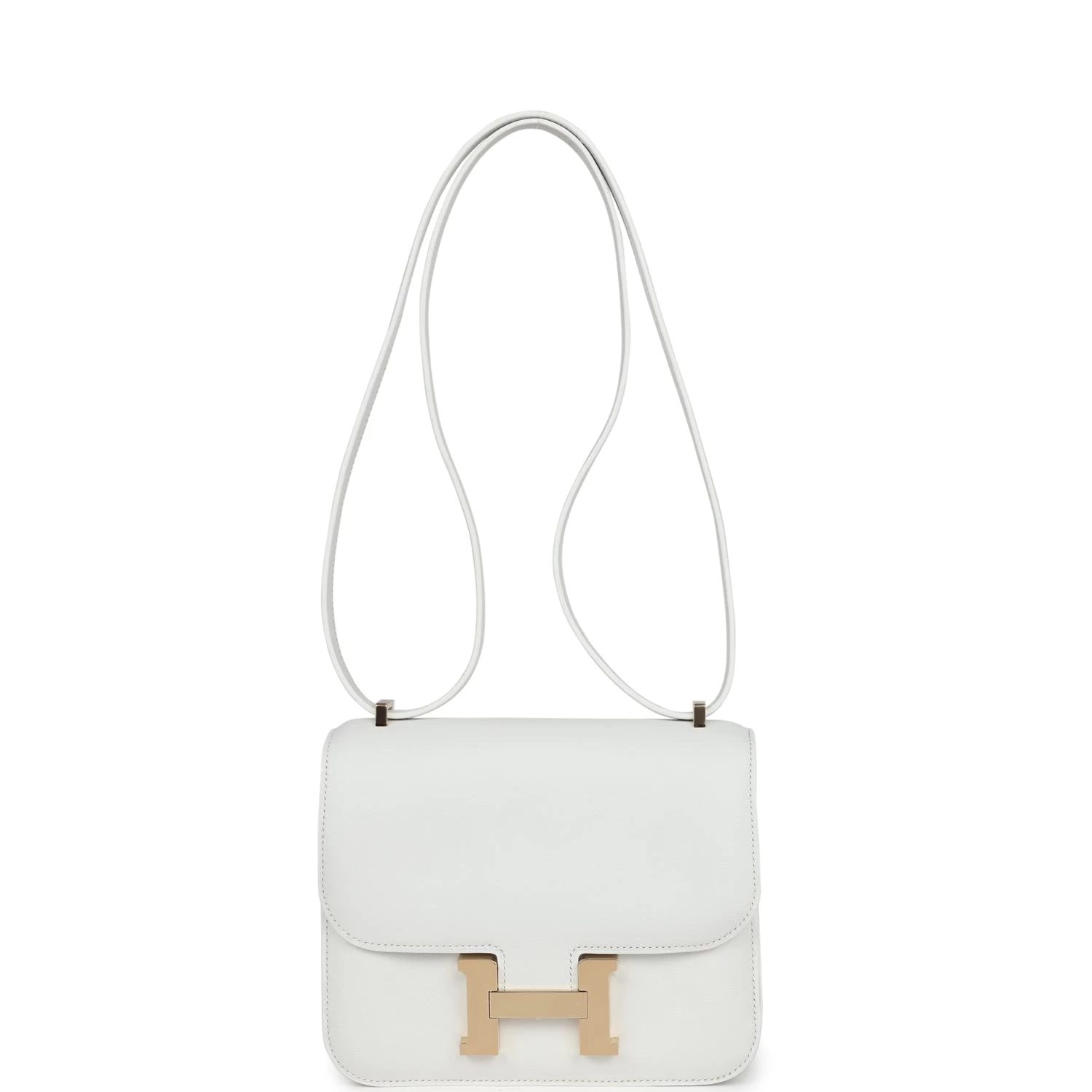 Hermès Hermes Constance 18 New White Swift Permabrass Hardware 9 Hermès Hermes Constance 18 New White Swift Permabrass Hardware - Image 7