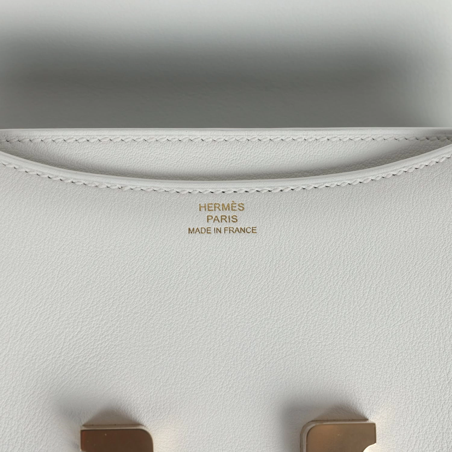 Hermès Hermes Constance 18 New White Swift Permabrass Hardware 10 Hermès Hermes Constance 18 New White Swift Permabrass Hardware - Image 8