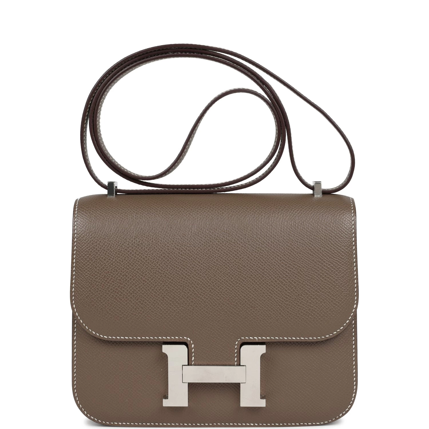 Hermès Pre-owned Hermes Constance 18 Etoupe Epsom Palladium Hardware 3 Hermès Pre-owned Hermes Constance 18 Etoupe Epsom Palladium Hardware