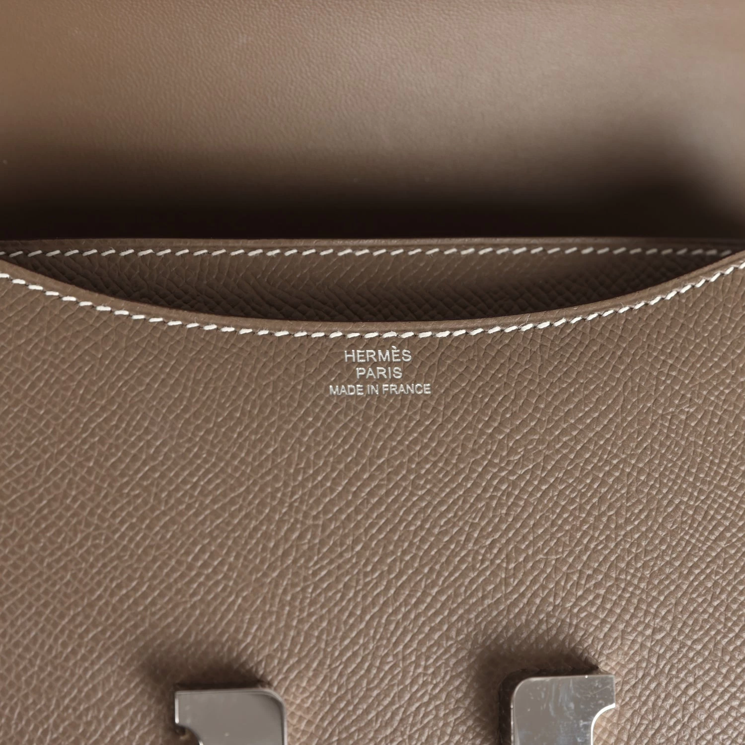 Hermès Pre-owned Hermes Constance 18 Etoupe Epsom Palladium Hardware 10 Hermès Pre-owned Hermes Constance 18 Etoupe Epsom Palladium Hardware - Image 8