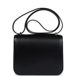Hermès Hermes Constance 18 Black Box Palladium Hardware 14 Hermès Hermes Constance 18 Black Box Palladium Hardware -Online Bag Store H C 240228 1 TT 05
