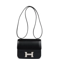 Hermès Hermes Constance 18 Black Box Palladium Hardware 17 Hermès Hermes Constance 18 Black Box Palladium Hardware -Online Bag Store H C 240228 1 TT 07