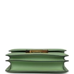 Hermès Hermes Constance 18 Vert Criquet Epsom Marquette Hardware -Online Bag Store H C 240305 1 AK 06