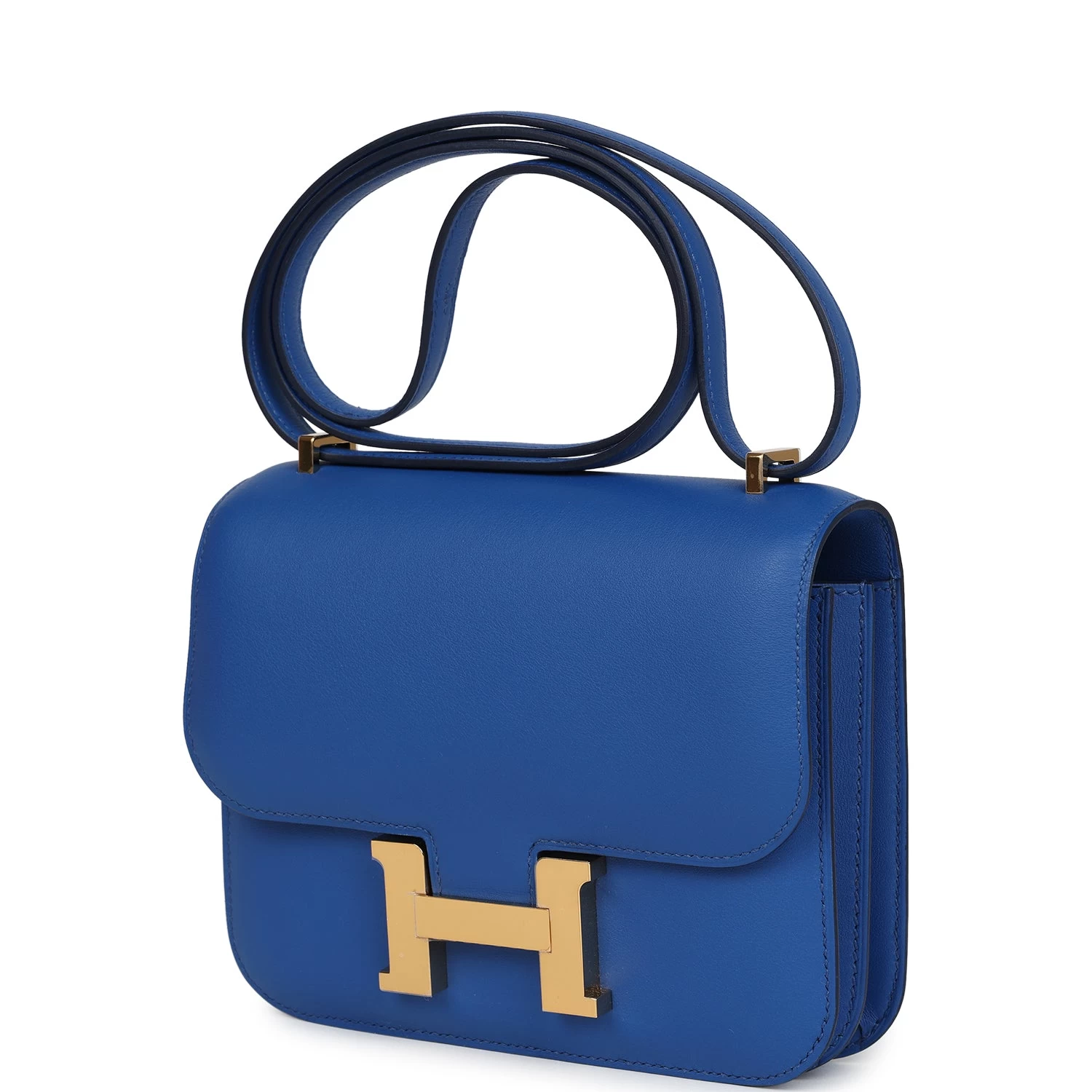 Hermès Hermes Constance 18 Bleu France Swift Gold Hardware 7 Hermès Hermes Constance 18 Bleu France Swift Gold Hardware - Image 5