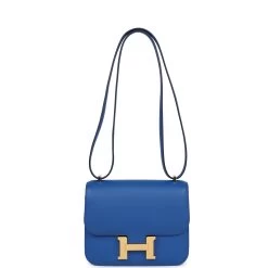 Hermès Hermes Constance 18 Bleu France Swift Gold Hardware 17 Hermès Hermes Constance 18 Bleu France Swift Gold Hardware -Online Bag Store H C 240305 2 YL 07