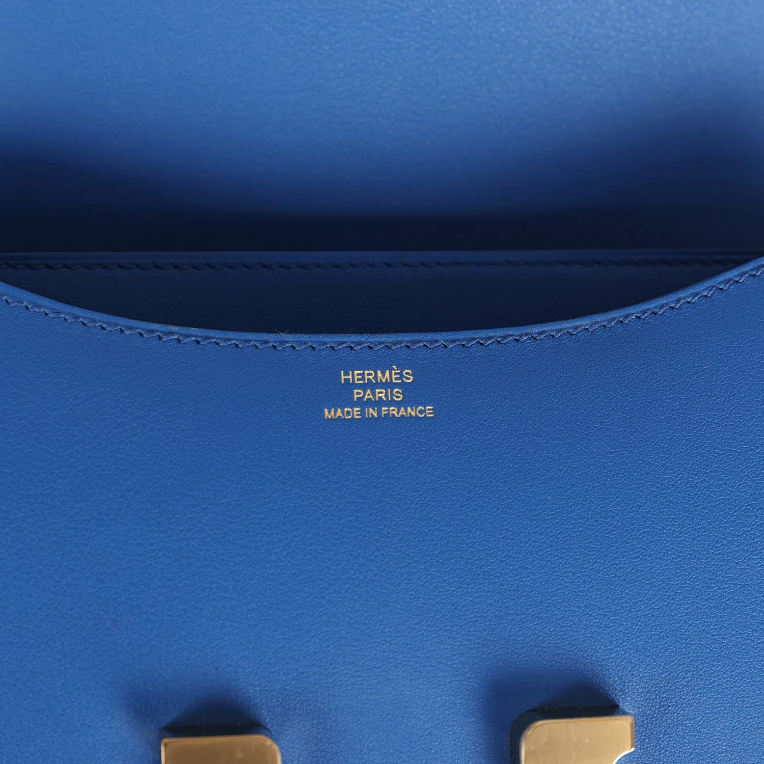 Hermès Hermes Constance 18 Bleu France Swift Gold Hardware 10 Hermès Hermes Constance 18 Bleu France Swift Gold Hardware - Image 8