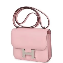 Hermès Hermes Constance 18 Rose Sakura Swift Palladium Hardware 15 Hermès Hermes Constance 18 Rose Sakura Swift Palladium Hardware -Online Bag Store H C 240314 1 03
