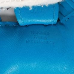 Hermès Hermes Bleu Zanzibar Grigri Horse Rodeo Bag Charm PM -Online Bag Store H CH 013123 3 CY 03