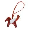 Hermès Hermes Rouge Grenat/Cornaline/Bleu Brume Pegasus Horse Rodeo Bag Charm MM 2 Hermès Hermes Rouge Grenat/Cornaline/Bleu Brume Pegasus Horse Rodeo Bag Charm MM -Online Bag Store H CH 020223 1 MX 02