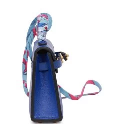 Hermès Hermes Bleu Electric Tadelakt Mini Kelly Twilly Bag Charm -Online Bag Store H CH 072822 2 03