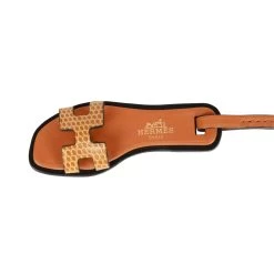 Hermès Hermes Chai Lizard Oran Nano Bag Charm -Online Bag Store H CH 092222 1 RT 03
