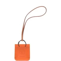Hermès Hermes Orange Mini Shopping Bag Charm -Online Bag Store H CH 120519 1 1 5f16afa3 fcb3 4343 a1d5 8913c7574309