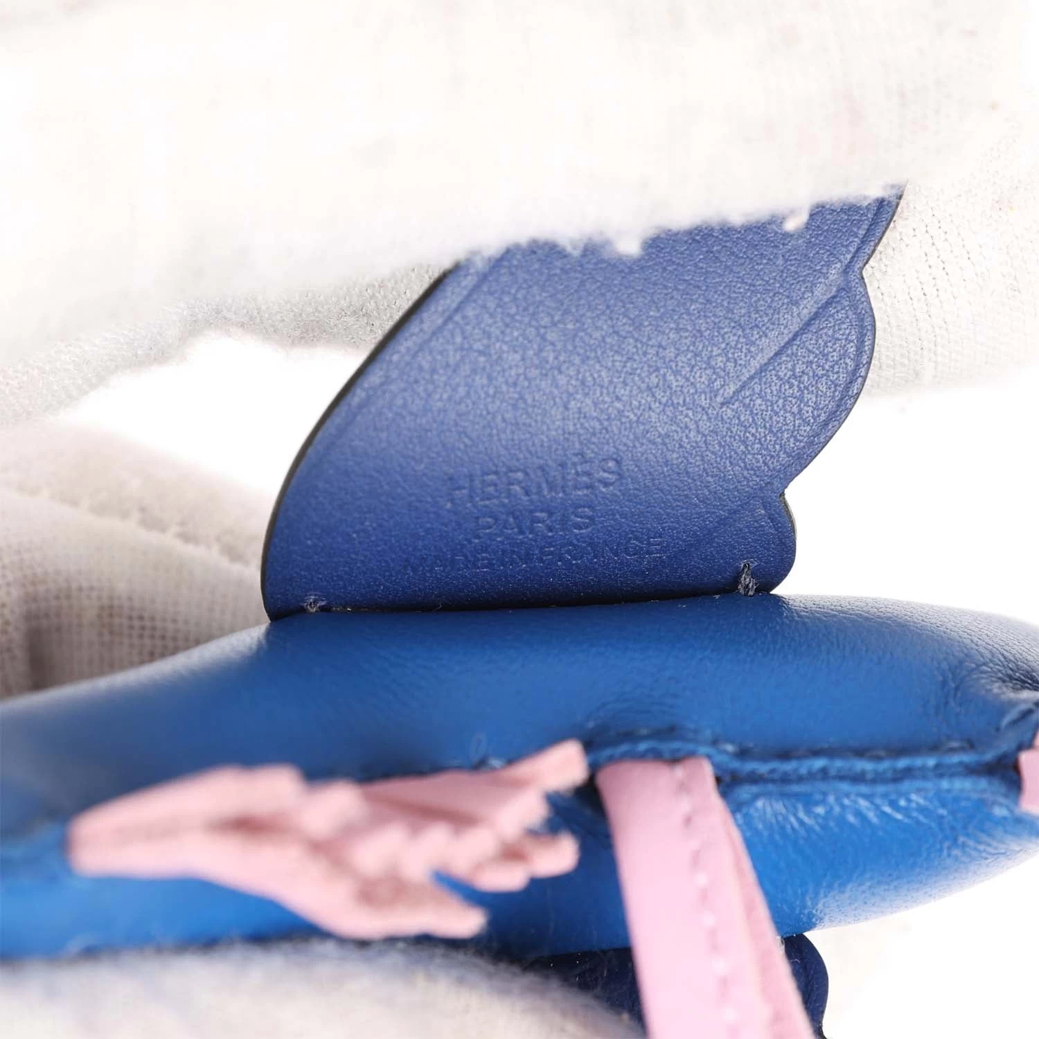 Hermès Hermes Bleu Saphir/Marine/Mauve Sylvester Pegasus Horse Rodeo Bag Charm PM 5 Hermès Hermes Bleu Saphir/Marine/Mauve Sylvester Pegasus Horse Rodeo Bag Charm PM - Image 3