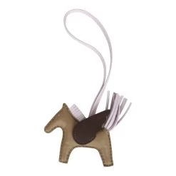 Hermès Hermes Pegasus Rodeo Bag Charm PM Beige, Marfa, Mauve Pale, Moka Lambskin