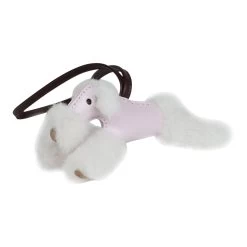 Hermès Hermes Budy Bag Charm Mauve Pale/Rouge Sellier Milo Lambskin And Merino Wool -Online Bag Store H CH 240118 1 03