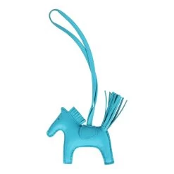 Hermès Hermes Bleu Aztec Grigri Horse Rodeo Bag Charm PM