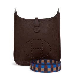 Hermès Hermes Evelyne TPM Rouge Sellier Clemence Palladium Hardware