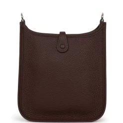 Hermès Hermes Evelyne TPM Rouge Sellier Clemence Palladium Hardware -Online Bag Store H E 071322 1 04
