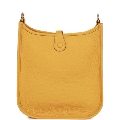 Hermès Hermes Evelyne TPM Jaune Ambre Clemence Gold Hardware -Online Bag Store H E 100622 1 06