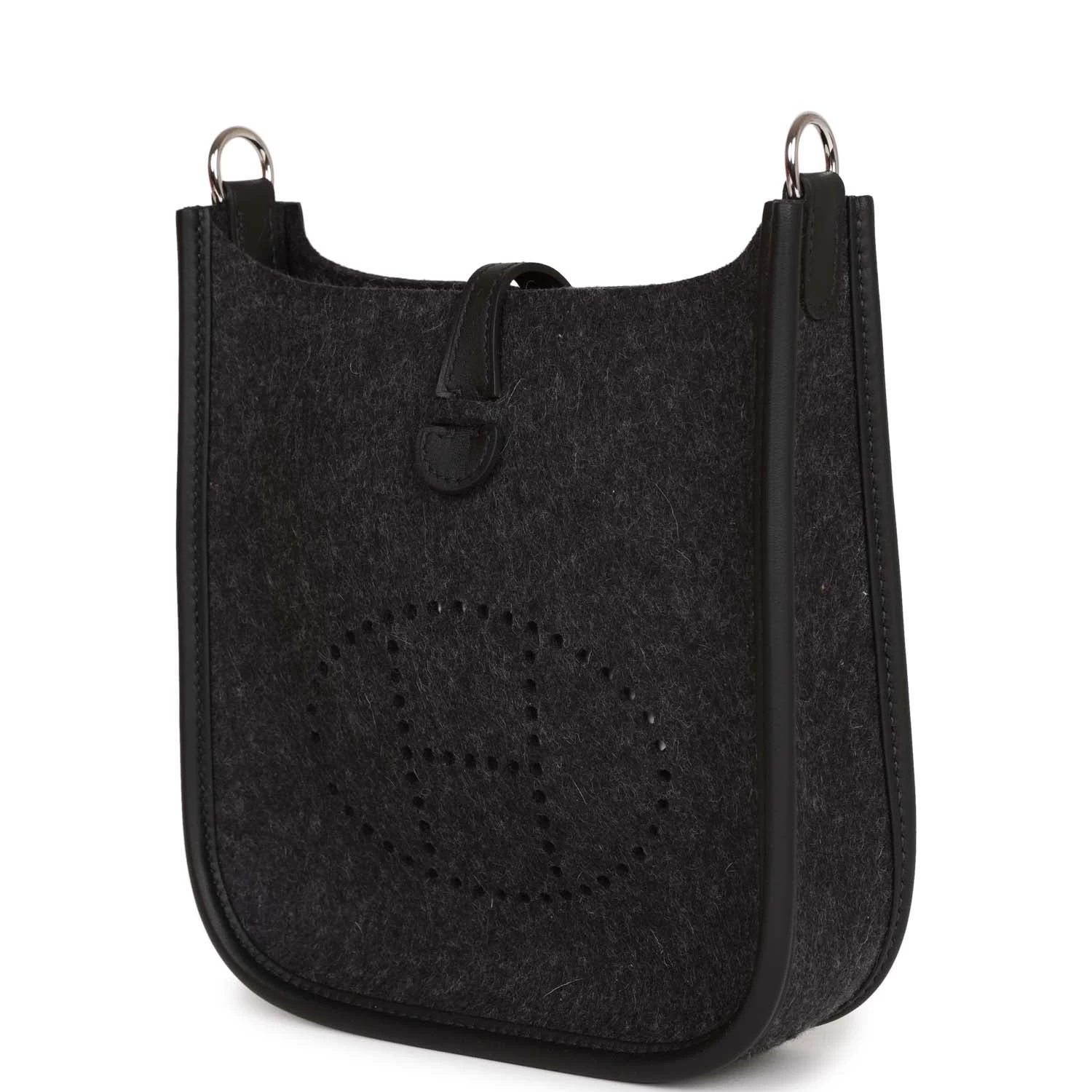 Hermès Hermes Evelyne TPM Graphite Feutre And Black Swift Palladium Hardware 6 Hermès Hermes Evelyne TPM Graphite Feutre And Black Swift Palladium Hardware - Image 4