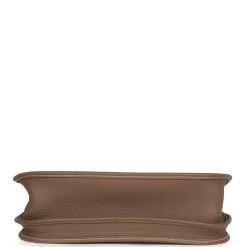 Hermès Hermes Evelyne III GM Etoupe Clemence Palladium Hardware -Online Bag Store H E 230621 2 06
