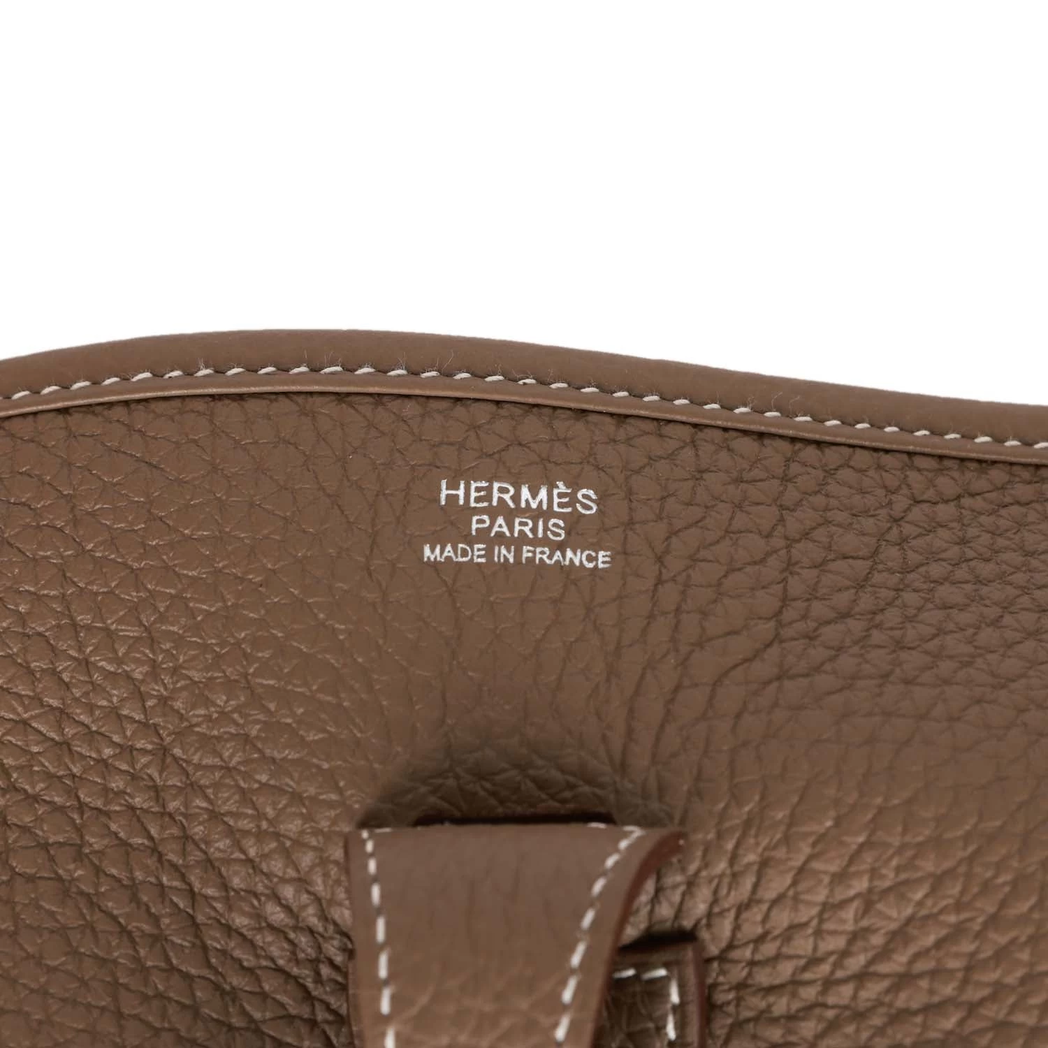 Hermès Pre-owned Hermes Evelyne III PM Etoupe Clemence Palladium Hardware 9 Hermès Pre-owned Hermes Evelyne III PM Etoupe Clemence Palladium Hardware - Image 7
