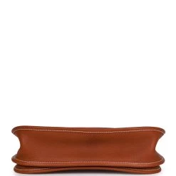 Hermès Hermes Evelyne III PM Fauve Barenia Faubourg Gold Hardware 15 Hermès Hermes Evelyne III PM Fauve Barenia Faubourg Gold Hardware -Online Bag Store H E 230630 2 06