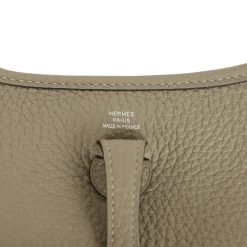 Hermès Hermes Evelyne TPM Sage Clemence Palladium Hardware 16 Hermès Hermes Evelyne TPM Sage Clemence Palladium Hardware -Online Bag Store H E 230922 1 AS 07