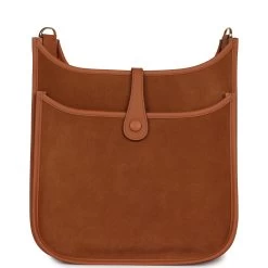 Hermès Hermes Evelyne III PM Gold Grizzly And Chamois Swift Gold Hardware 14 Hermès Hermes Evelyne III PM Gold Grizzly And Chamois Swift Gold Hardware -Online Bag Store H E 231020 1 05