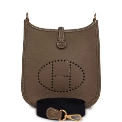 Hermès Hermes Evelyne TPM Etoupe Clemence Gold Hardware