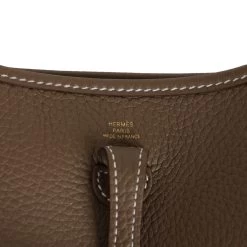 Hermès Hermes Evelyne TPM Etoupe Clemence Gold Hardware -Online Bag Store H E 231027 1 LK 07