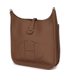 Hermès Hermes Evelyne III PM Beige De Weimar Clemence Gold Hardware -Online Bag Store H E 231110 1 03