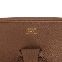 Hermès Hermes Evelyne III PM Beige De Weimar Clemence Gold Hardware -Online Bag Store H E 231110 1 07