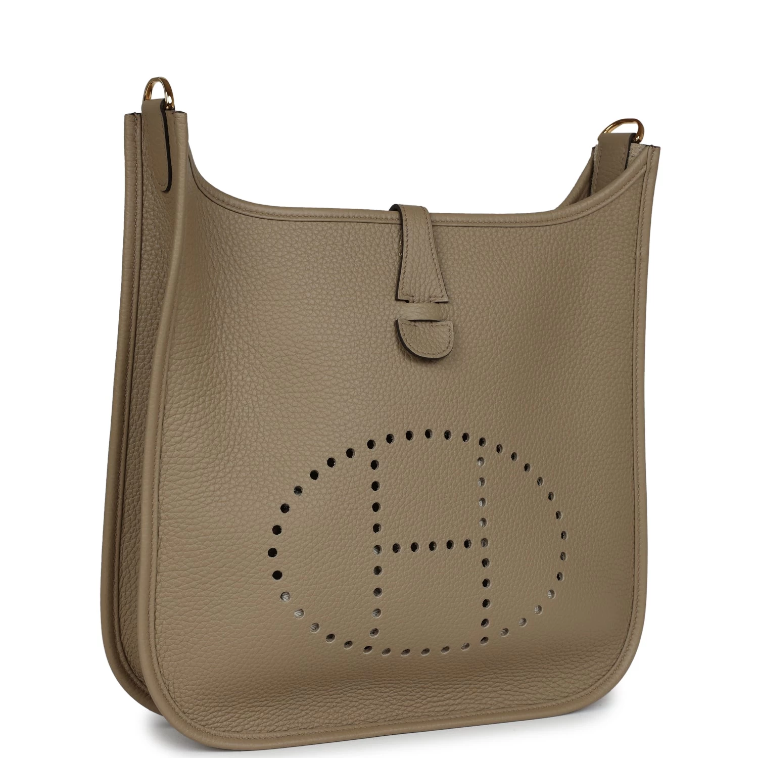 Hermès Hermes Evelyne III PM Beige Marfa Clemence Gold Hardware 4 Hermès Hermes Evelyne III PM Beige Marfa Clemence Gold Hardware - Image 2