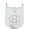 Hermès Hermes Evelyne TPM New White Clemence Palladium Hardware