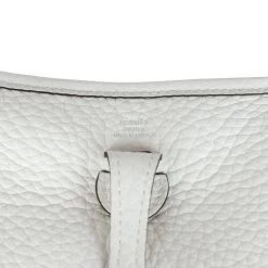 Hermès Hermes Evelyne TPM New White Clemence Palladium Hardware -Online Bag Store H E 231201 1 07
