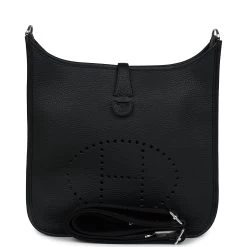 Hermès Hermes Evelyne III PM Black Clemence Palladium Hardware