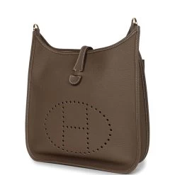 Hermès Hermes Evelyne III PM Etoupe Clemence Gold Hardware -Online Bag Store H E 240104 2 03